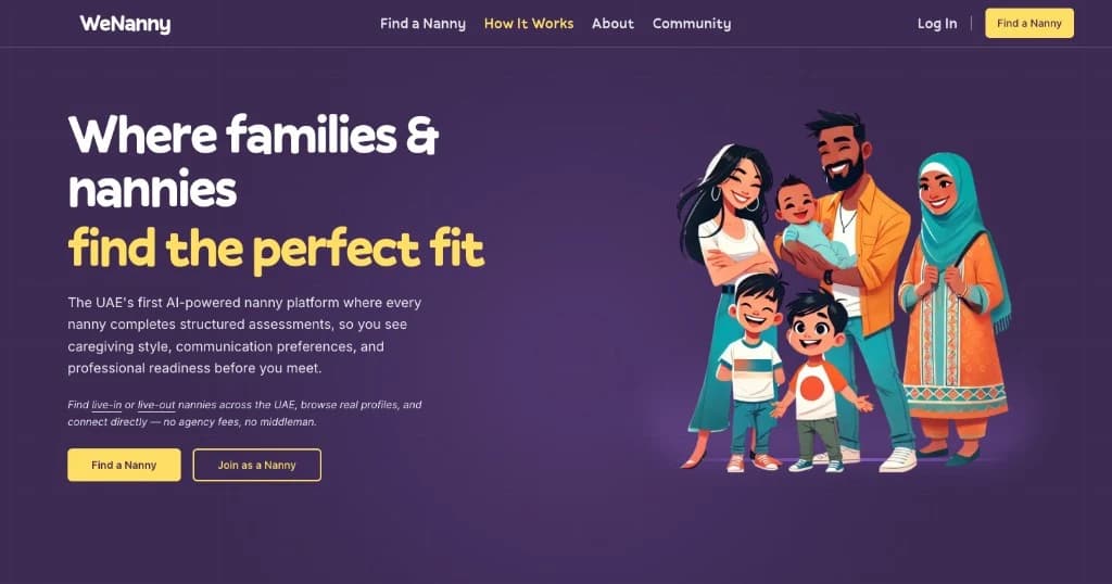 WeNanny product preview